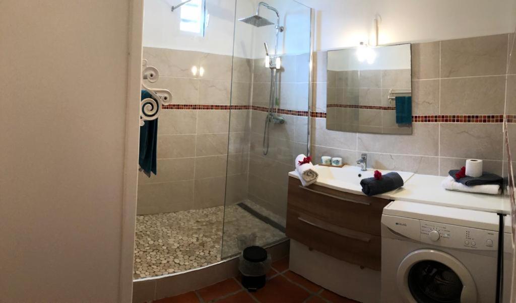 סן-פרנסואה Appartement Rez-De-Chaussee De Villa A 1 Minute De La Plage מראה חיצוני תמונה